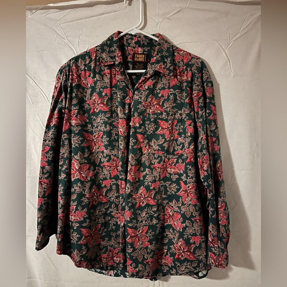 Faded glory button up shirt